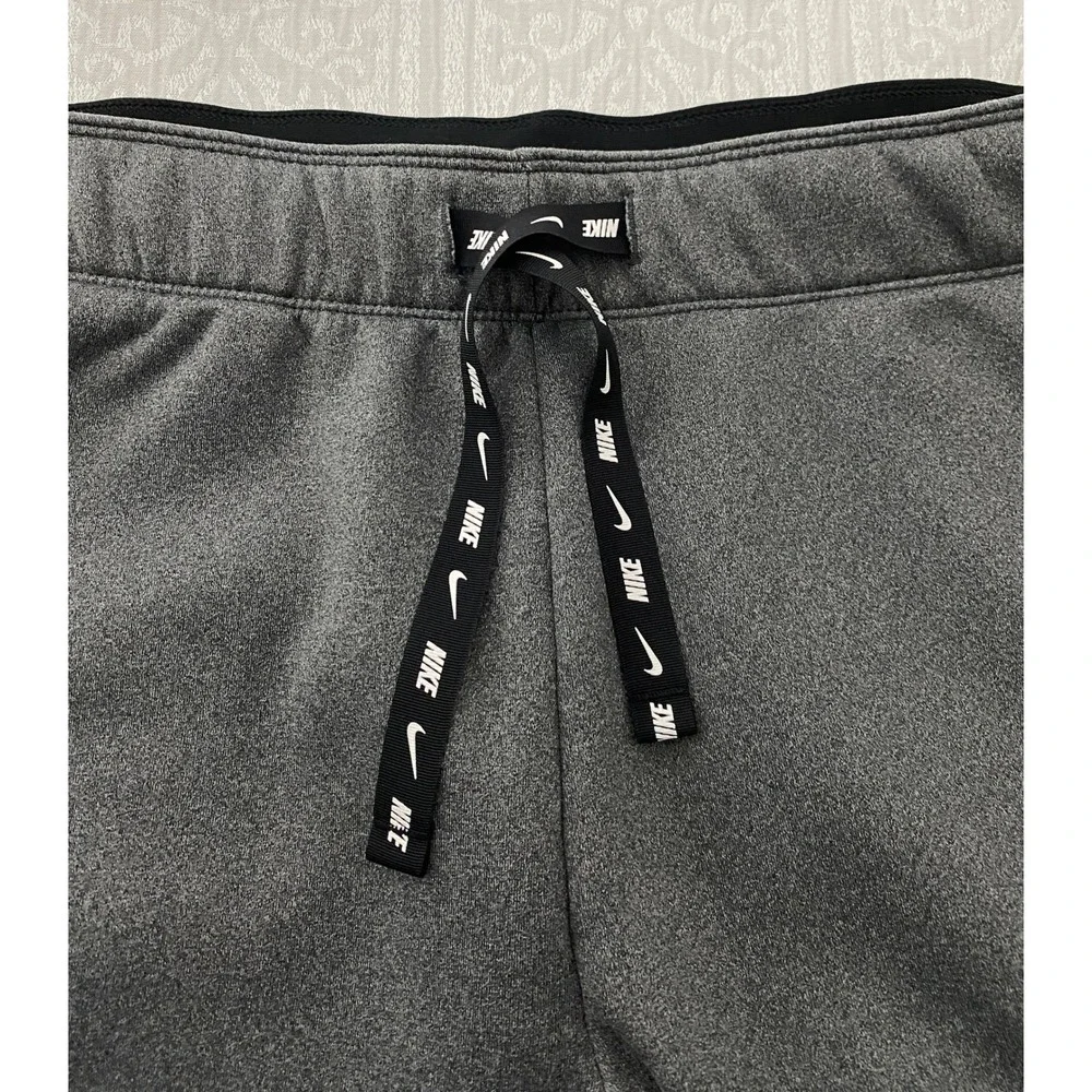 Nike Mens XL Gray Wide Leg Fleece Sweatpants Loose Fit Training Pants - Picture 3 of 6